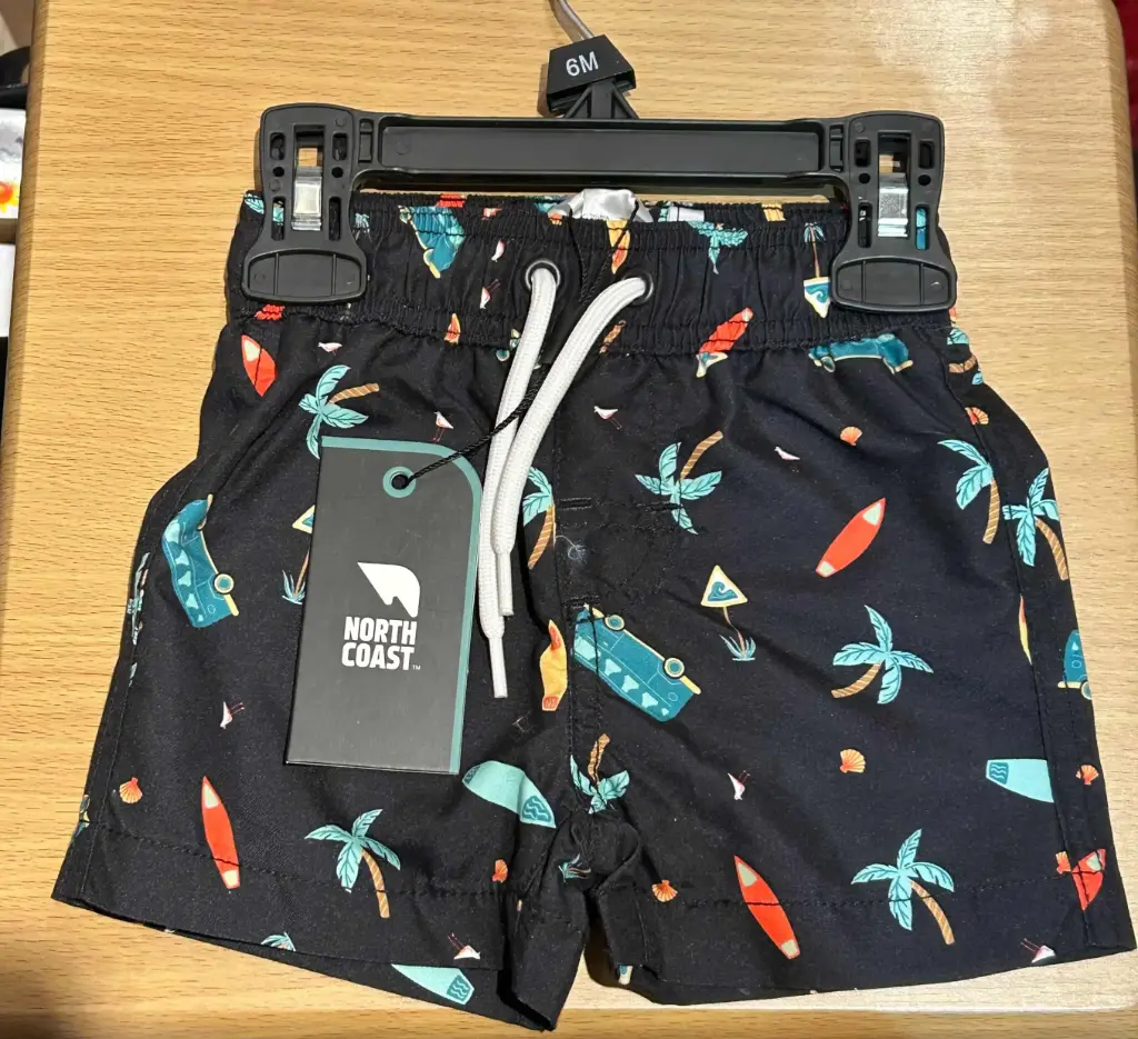 NorthCoast Bottom Volley Short Rio Aop Microfiber Black Surf Van