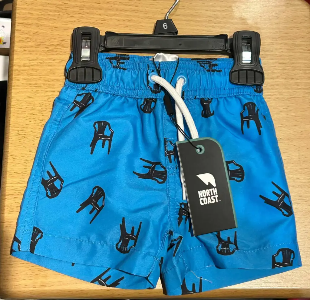 NorthCoast Bottom Volley Short Rio Aop Microfiber Azure Patio Chair