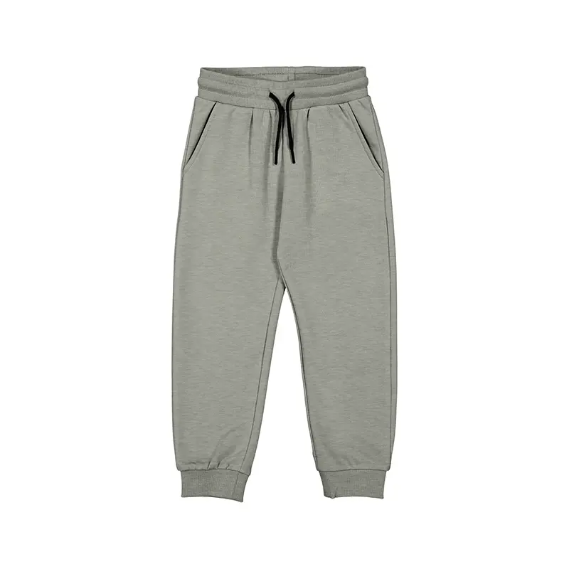 Mayoral Basic Cuffed Fleece Trousers - 742 - Heather Grey