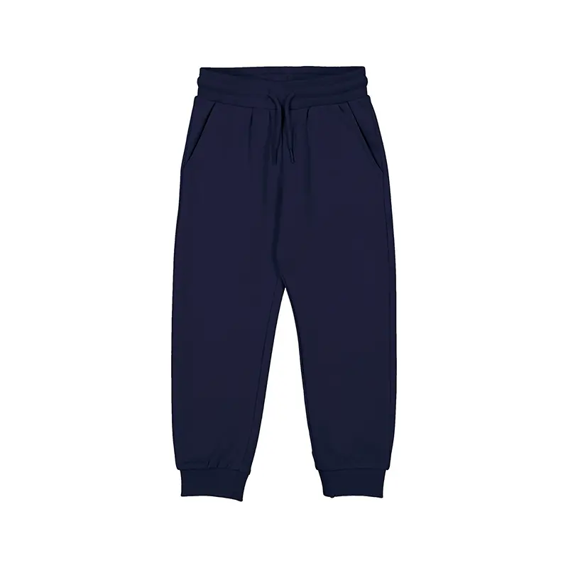 Mayoral Basic Cuffed Fleece Trousers - 742 - Navy