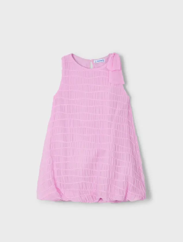 Mayoral Ballon Dress - 3916 - Mauve