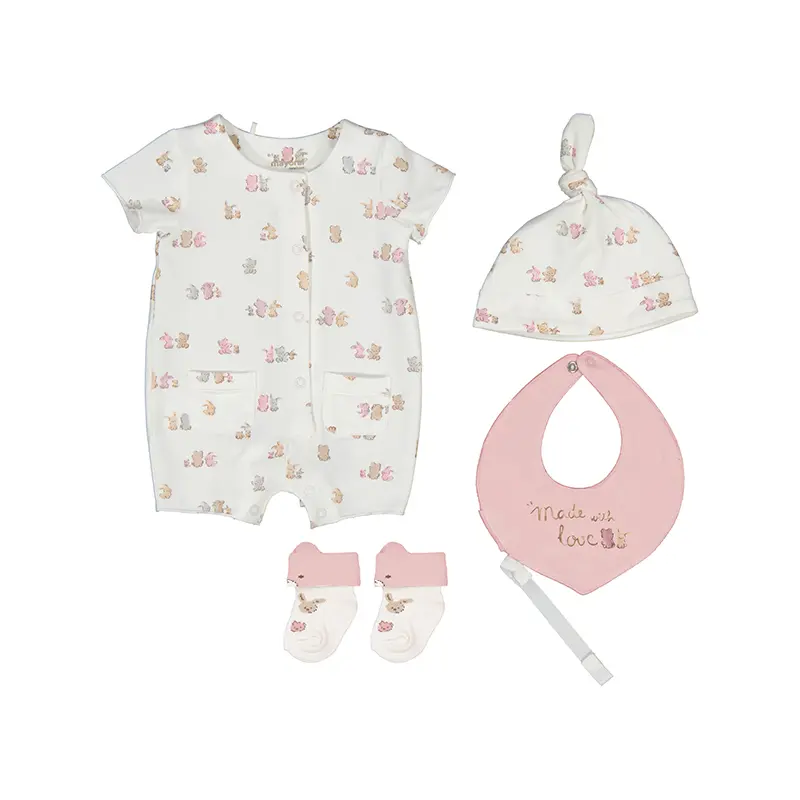 Mayoral Gift Set - 9910 - Baby Rose
