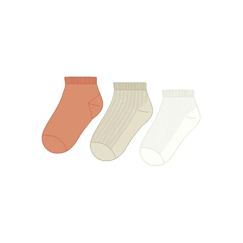 Mayoral 3 Socks Set - 10869 /10909 - Peach (6M)