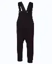 Earth Baby Outfitters Women Megan Wide Leg Romper - Black