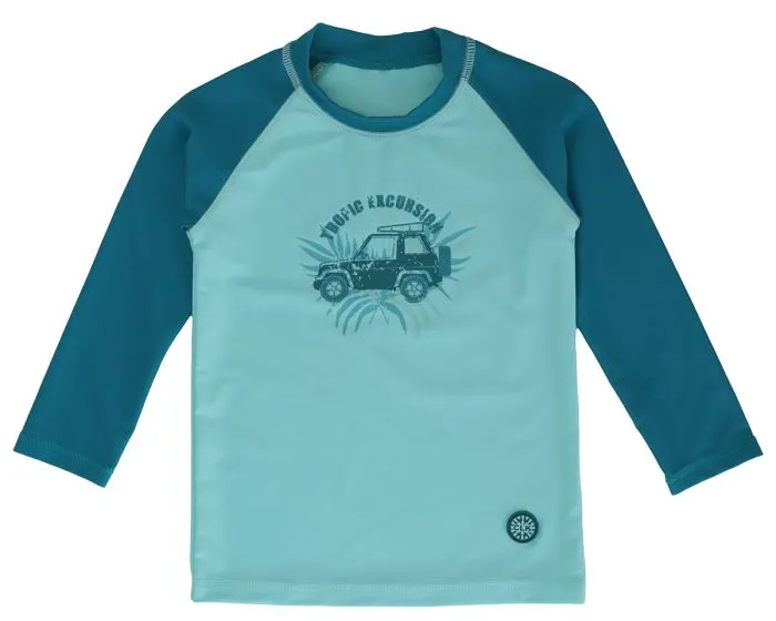 Calikids Boys Jeep UV Swim Top/UV T-Shirt Maillot Jeep