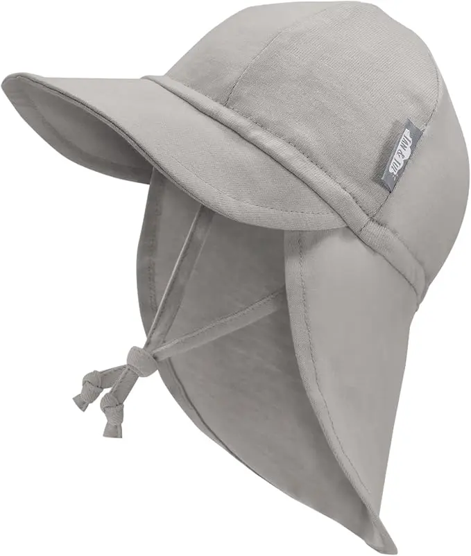 Sun Soft Baby Hat - Jan & Jul - Grey