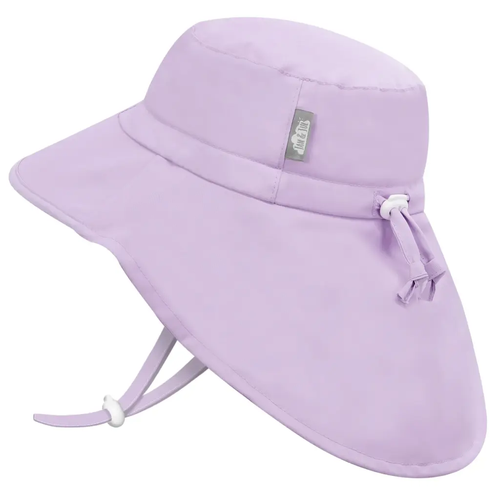 Jan & Jul Aqua Dry Adventure Hat - Lavender (S 0-6m)