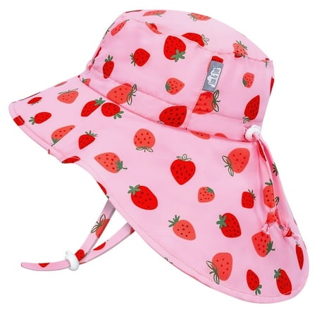 Jan & Jul Aqua Dry Adventure Hat - Pink Strawberry (S 0-6m)