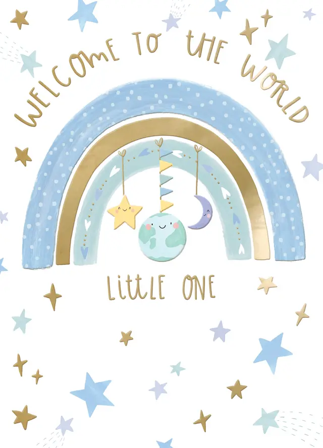 Incognito Greeting Cards Baby Shower Boy SEC-ELML069