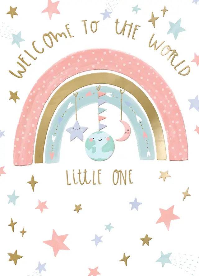Incognito Greeting Cards Baby Shower Girl SEC-ELML070