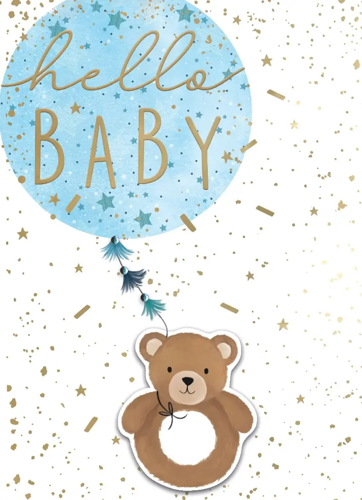 Incognito Greeting Cards Baby Shower SEC-YT677 - Boy