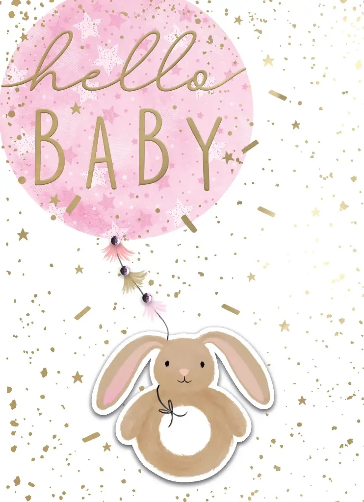 Incognito Greeting Cards Baby Shower Girl SEC-YT679