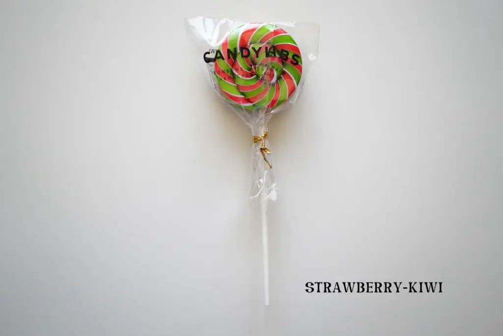 Candylabs Lollipops 25g - Strawberry Kiwi