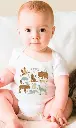 Attraction Kids/Baby Canidian Animals Drawing Heather Light Pink