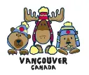 Attraction Kids/Baby Bear-Moose-Beaver with Toques Sage 0071