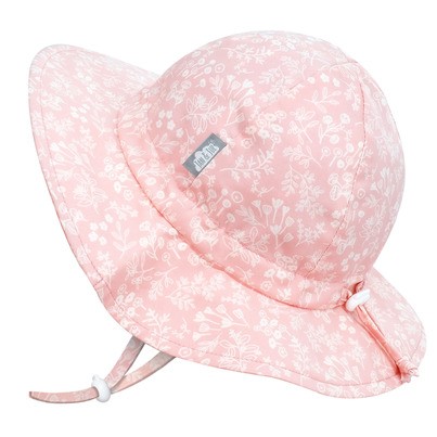 Jan & Jul Cotton Floppy Hat - Pink Prairie (S 0-6m)