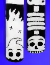 Pals Socks Fun Mismatched Non-Slip Ghost & Skeleton 