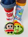 Pals Socks Fun Mismatched Non-Slip Julius & Sam 