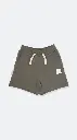 KidORCA French Terry Shorts _ Dusty Olive