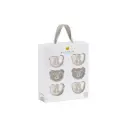 Piccolo 6Pair Sock in Gift Box - Pink 0-12M