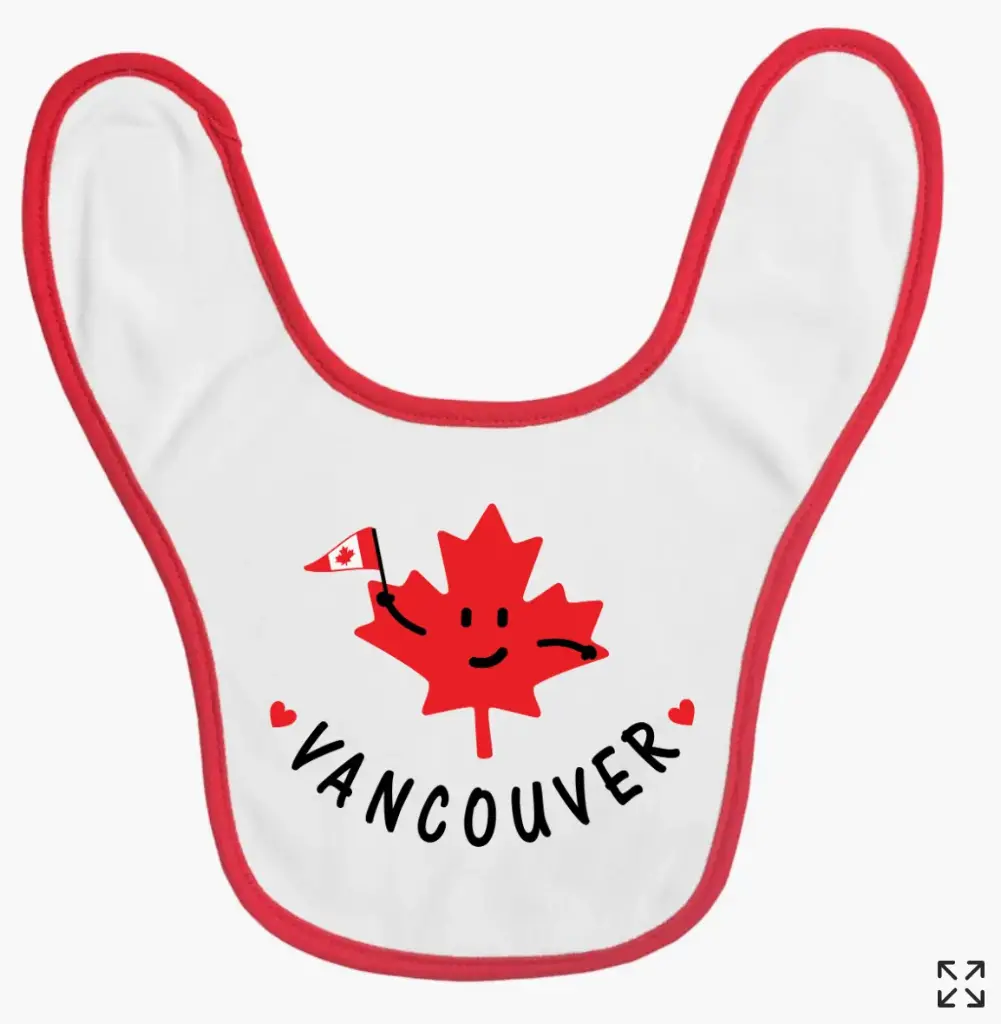 Bib -GGS Maple Leaf - Red