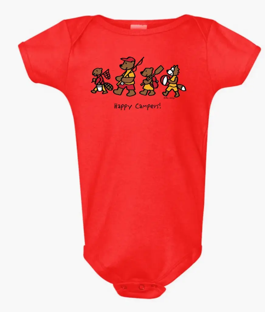 Onesie -GGS Happy Campers 3909- Red
