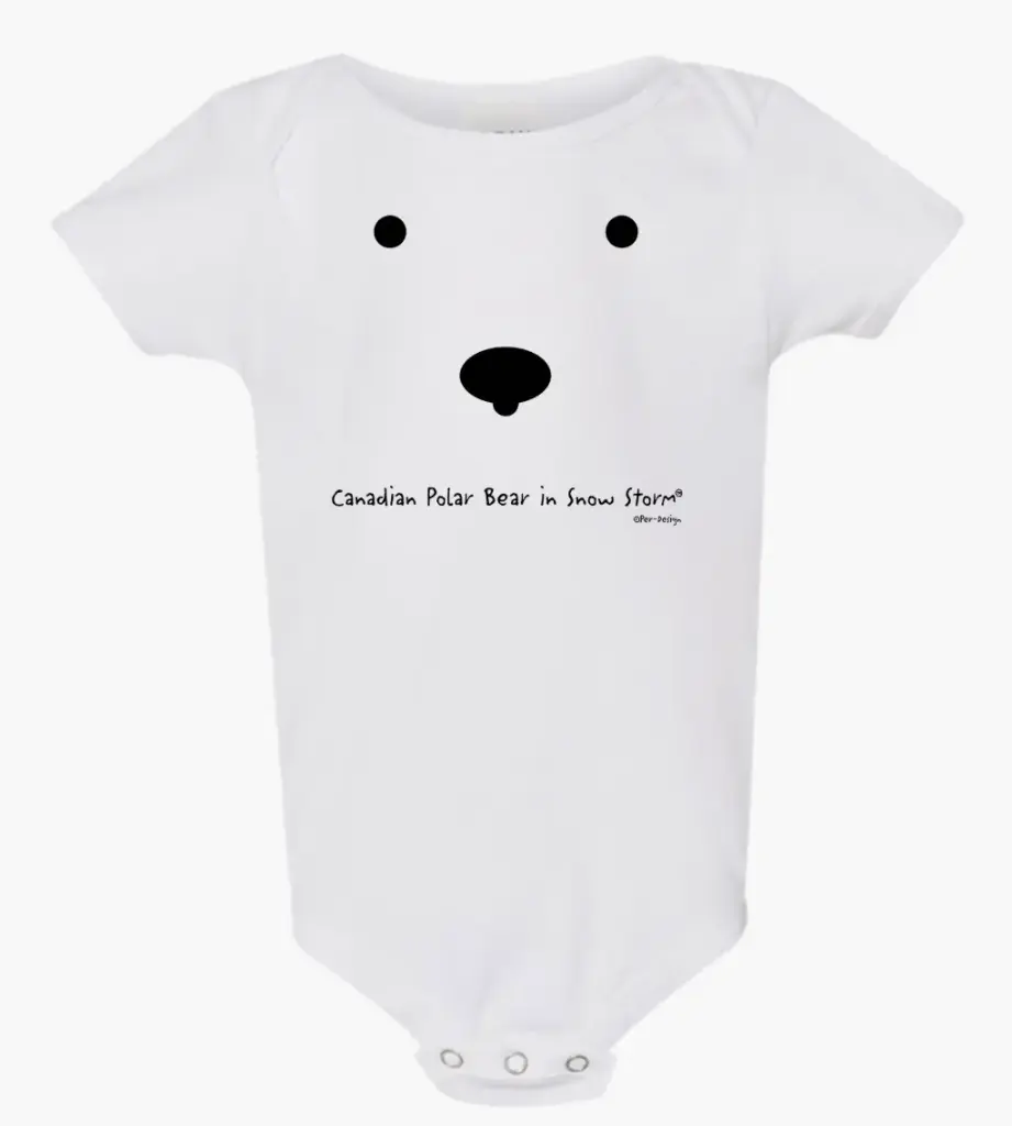 Onesie 2098 GGS Canadian Polar Bear White (6M)