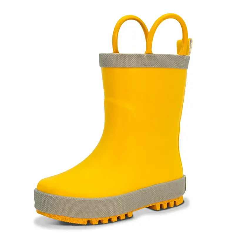 Jan & Jul Puddle-Dry Rain Boots Yellow (21 (US5))