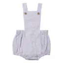 Vignette Adaline Pinafore Bubble V1307B - Lavender Meadow Eyelet