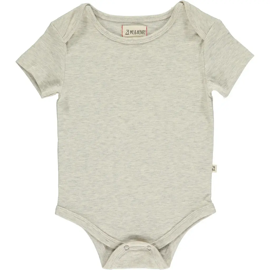 ME & Henry Walty Onesie HB1210b Pale Solids Light Grey 12101