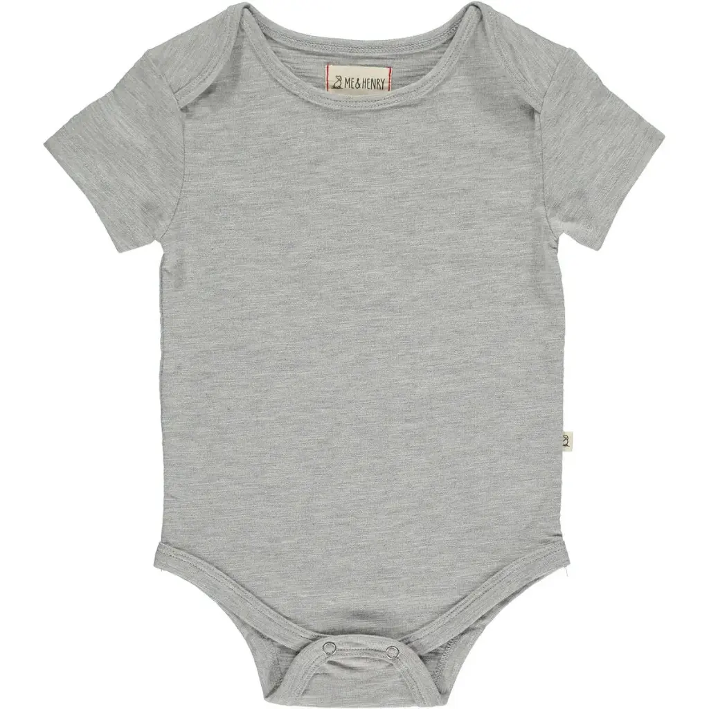 ME & Henry Walty Onesie HB1210b Pale Solids Grey 12102