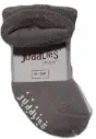  Juddlies Designs 2 Pack Infant Socks 0-3M White + Grey
