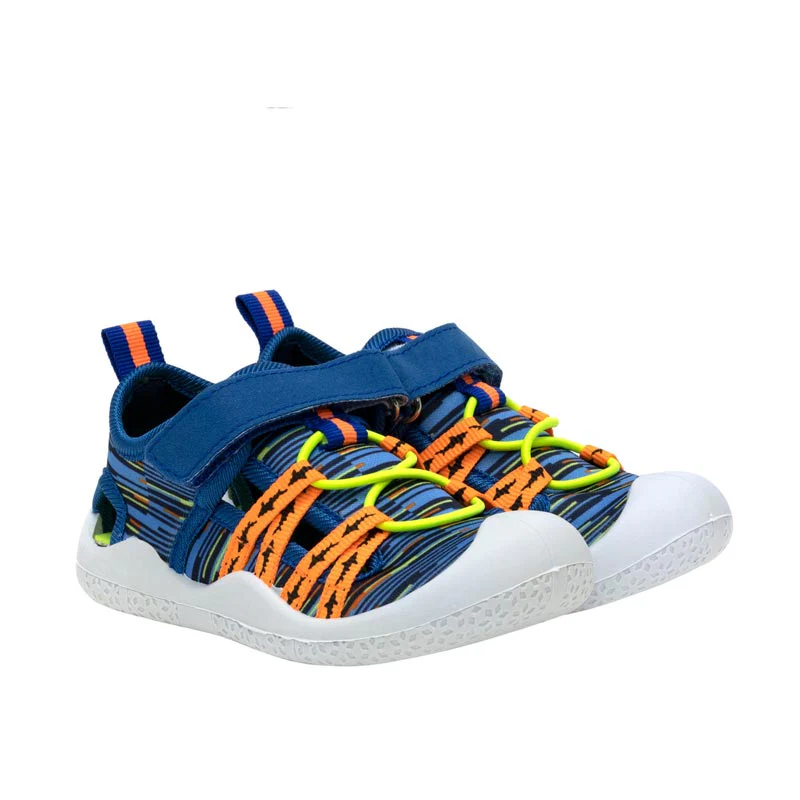 Robeez Splash Water Shoes Space Dye Sharks Blue Spandex