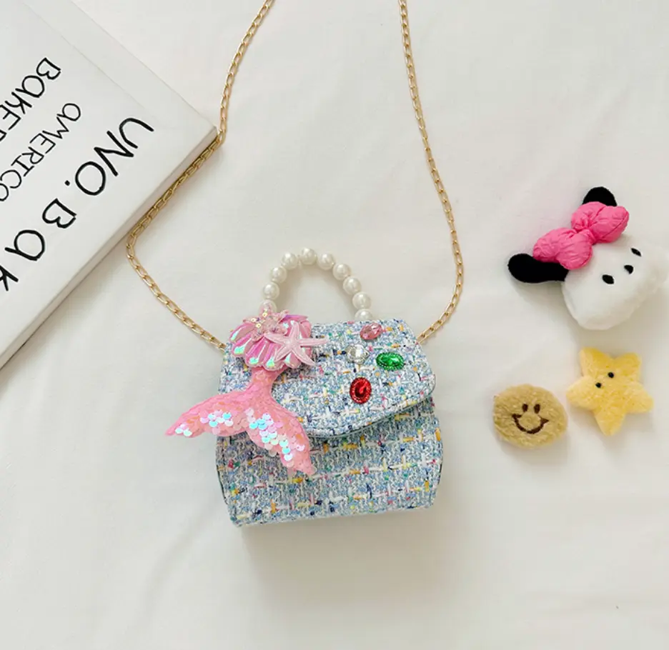 Crossbody Purse Mermaid - Blue