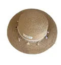 Girl Girl French Shell Straw Hat  10611 - Khaki