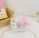 Crossbody Purse Mermaid Pearl - White
