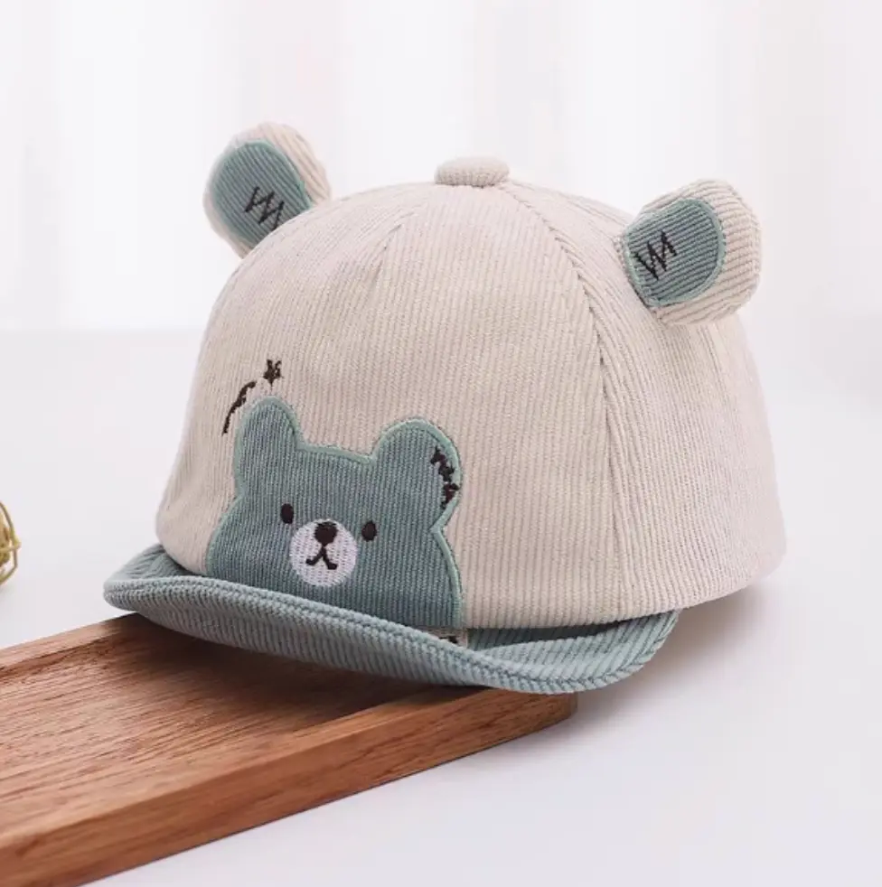 Baby Cotton Cap - Bear