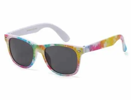Kids Sunglasses - Retro Classic Tie-Dye Shades kg-wf01-tyd