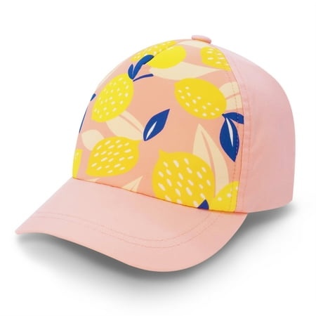 Jan & Jul Kids UV Baseball Caps - Summer Citrus