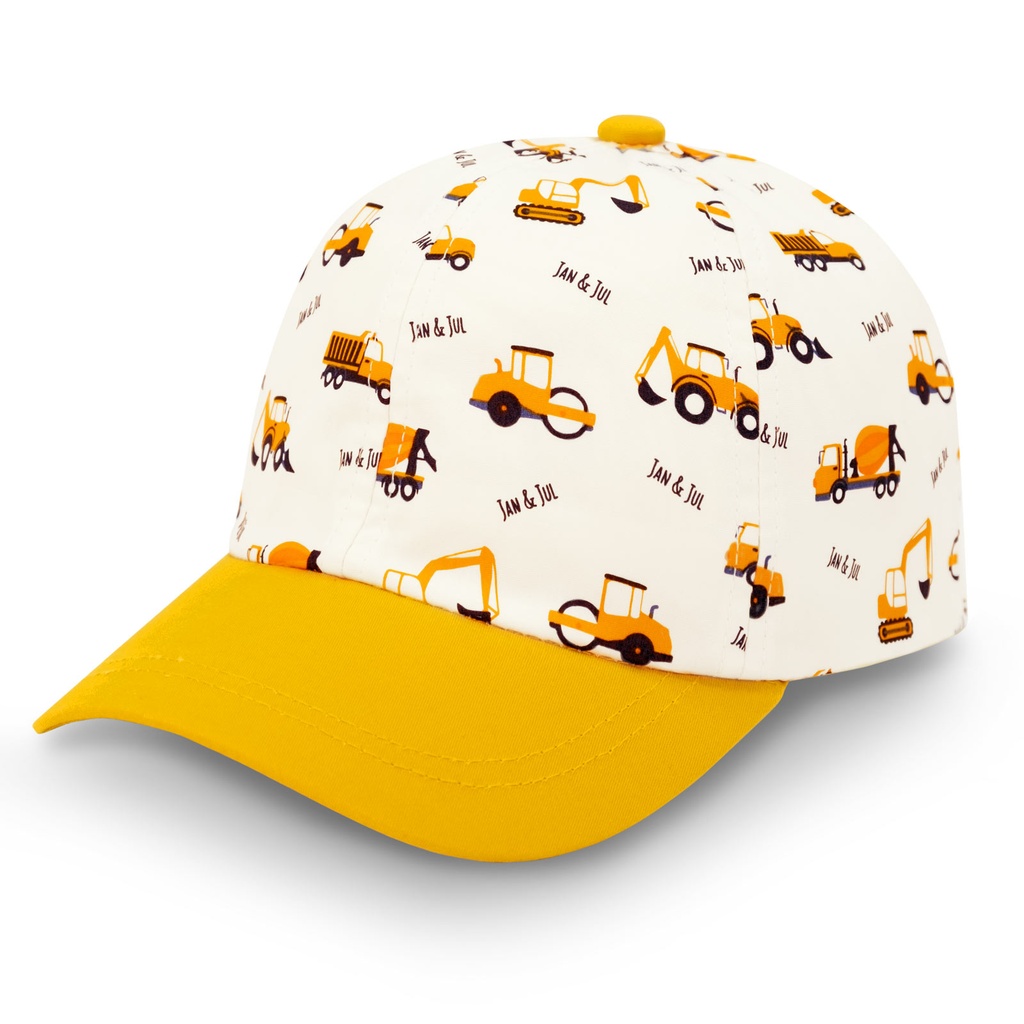 Jan & Jul Summer Hat Baseball Cap for Toddler - Little Diggers (M 6-24M)