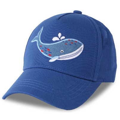 FlapJackKids Kids Ball Cap Blue Whale 2-4Y