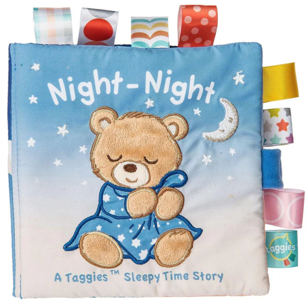 Mary Meyer Taggies Soft Book - Night Teddy