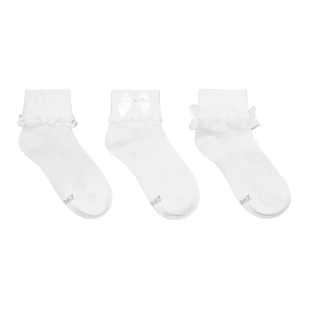 Robeez 3 Pairs Turn Cuff Socks