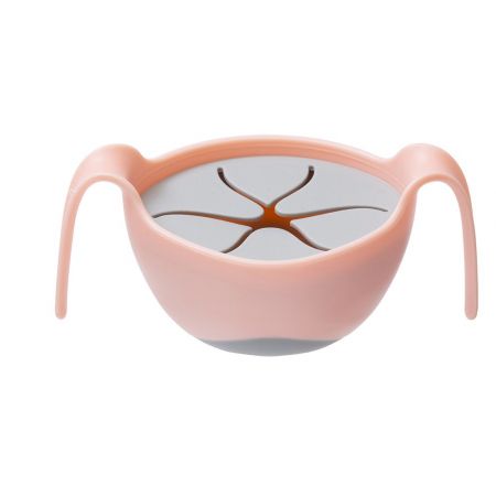 B.box Bowl+Straw -Banana Split - Pink