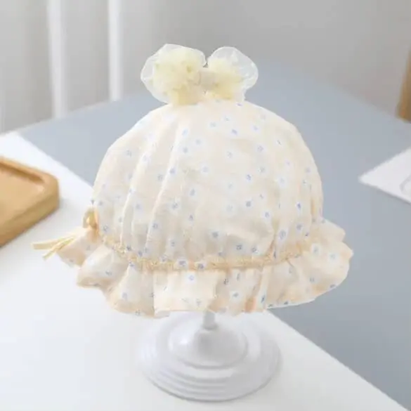 Baby Cream Dot Fairy Hat 10012