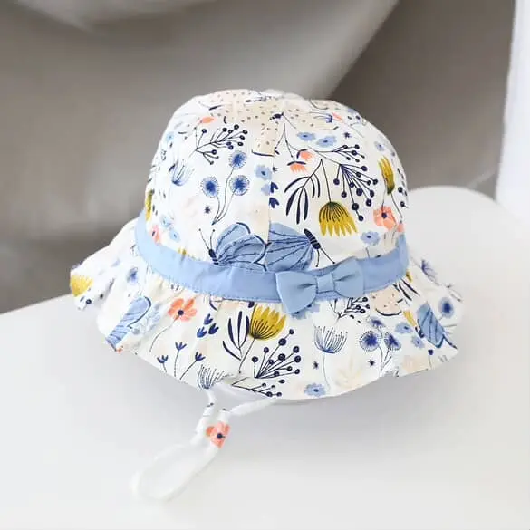 Bow Hat With Little Flower 11099 Leaf