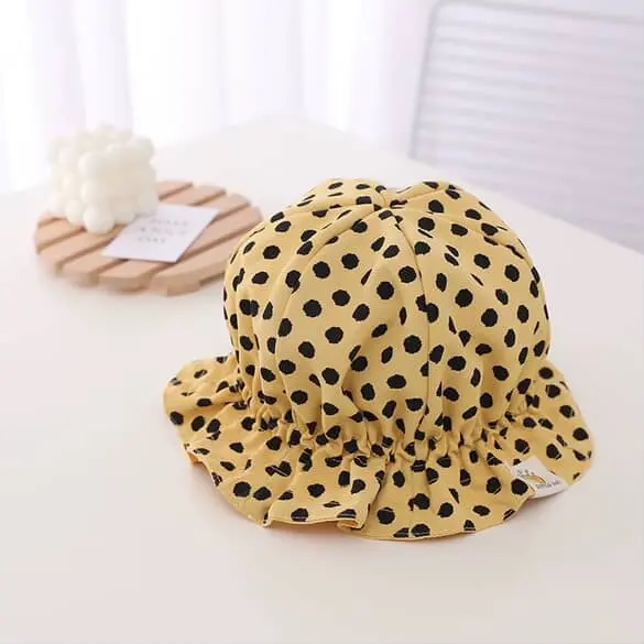 Dot Puff Bonnet Series 10010 Yellow & Black