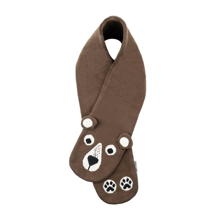 Zoocchini Toddler/Kids Winter Scarf Bear