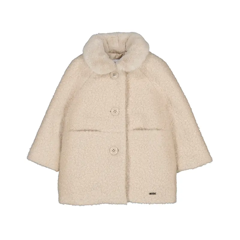Mayoral Shearling Coat 2432 - Sand