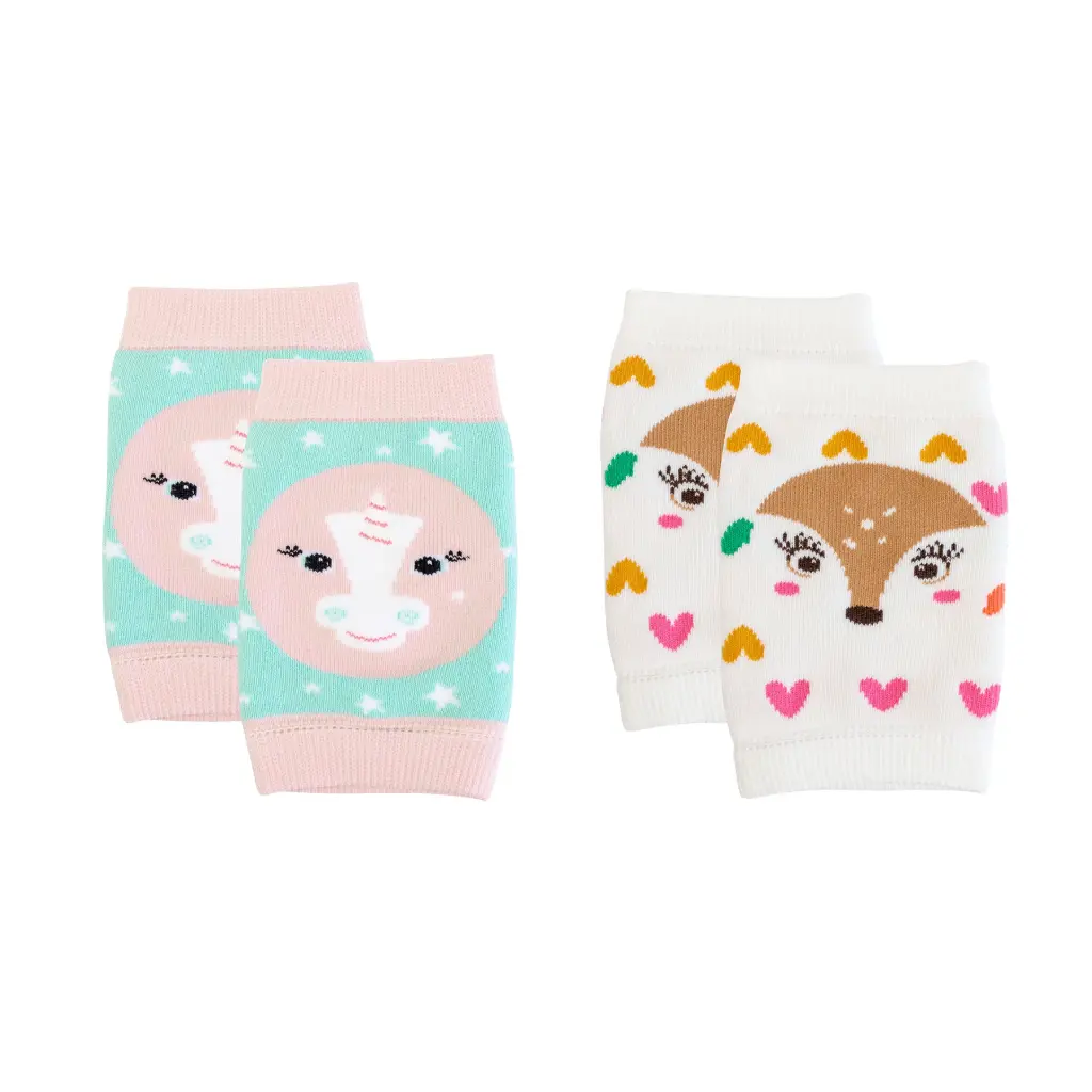 Crawler Knee Pad - Zoocchini  Alicorn/ Fawn